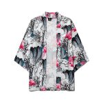 Kimono Jasje met Flamingo Patroon - XXL