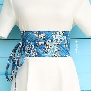 Kimono Riem Obi Golven - L