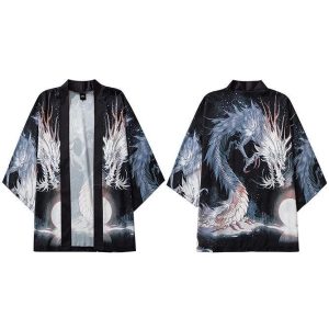 Korte Draak Kimono - XXL