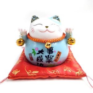 Maneki Neko Vintage - Blauw