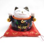 Maneki Neko Vintage - Zwart