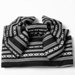 Obi Riem Kenjo Patroon Zwart