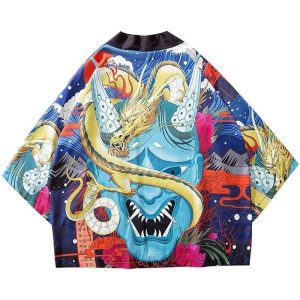 Oni Kimono Kort - XXL