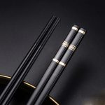 Set van 5 Japanse Eetstokjes Zwart