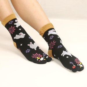 Tabi Sokken met Konijnenprint