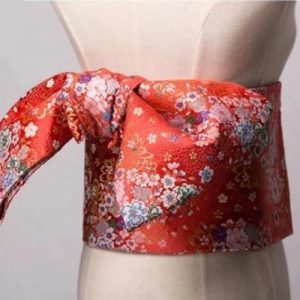 Traditionele Gebloemde Obi Riem
