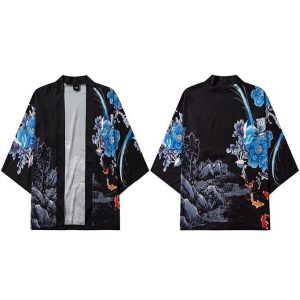 Traditionele Haori - Zwart