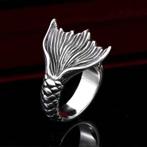 Zeemeermin Staart Ring - 13