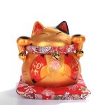 Zwaaiend Gelukskat Goud - B