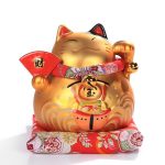 Zwaaiend Gelukskat Goud - C