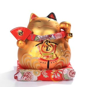 Zwaaiend Gelukskat Goud - C