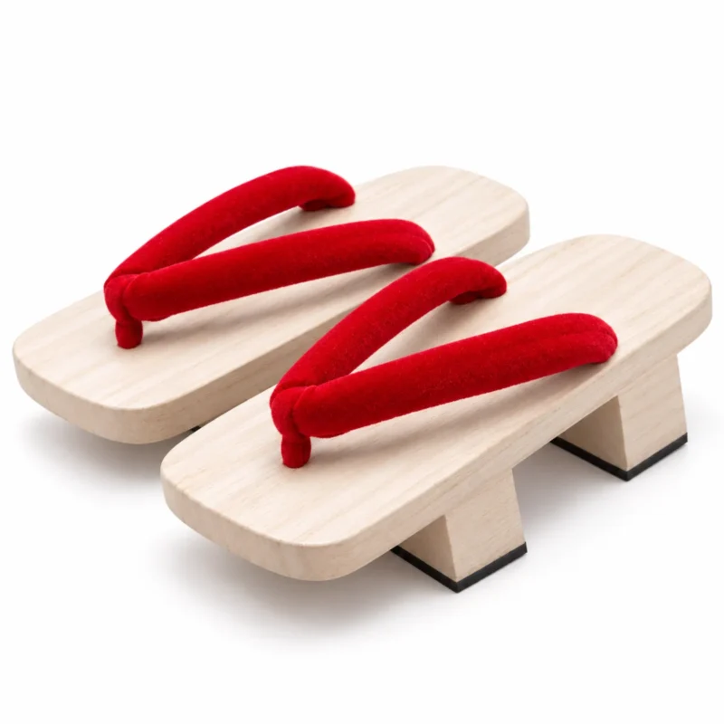 Geta Sandale aus Hellem Holz – Paar aus hellem Holz