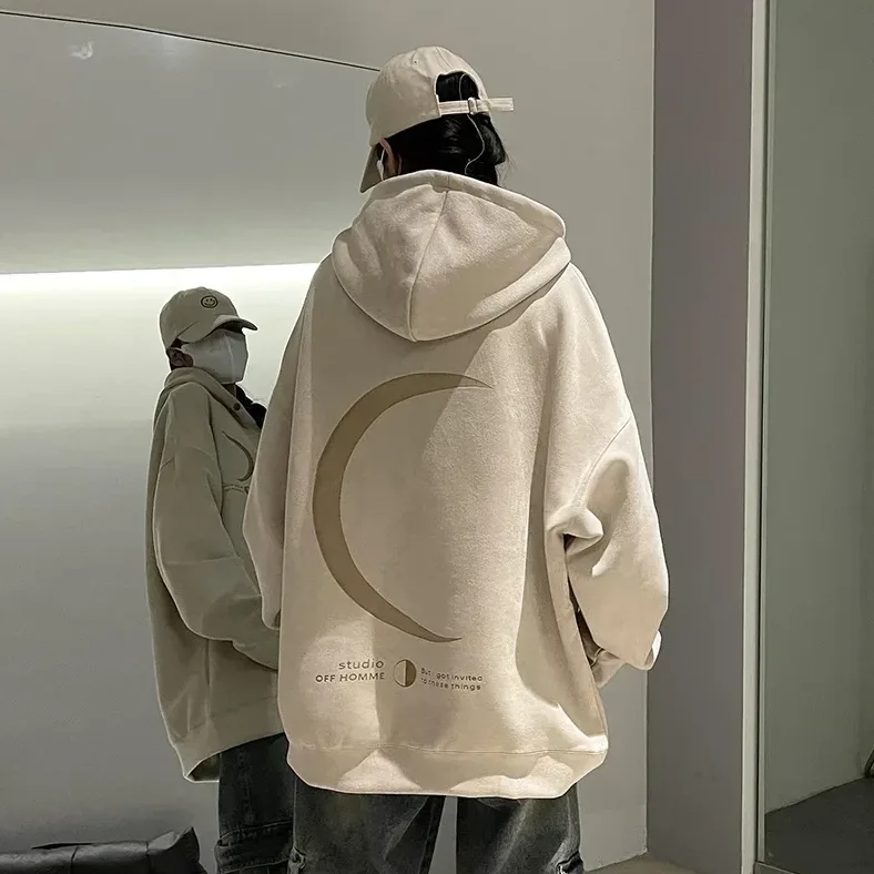 Japanischer Hoodie Yoru – Beige Japanischer Hoodie Yoru – Beige